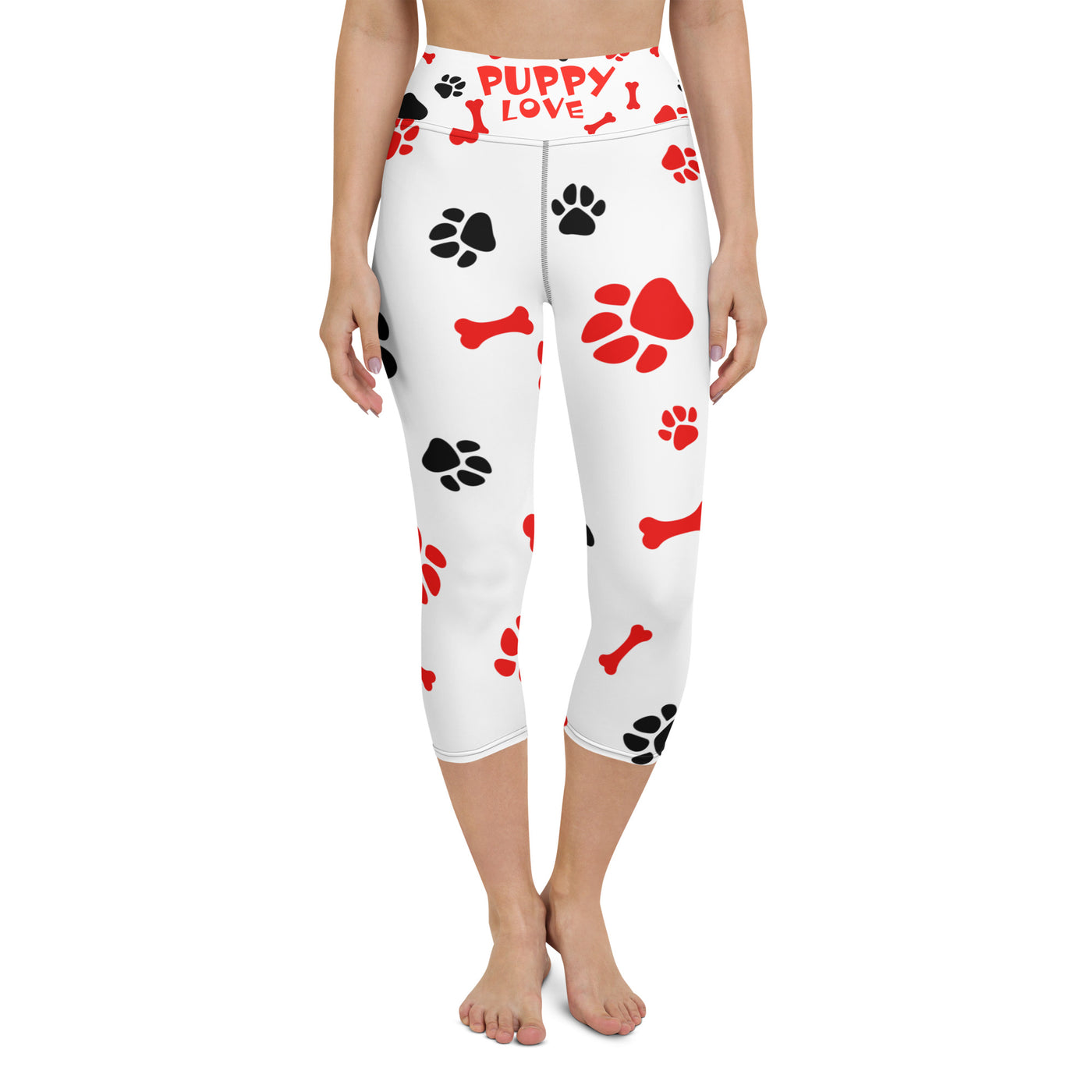 PUPPY LOVE Yoga Capri Leggings