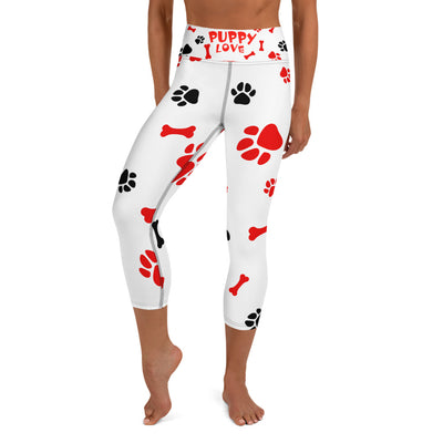 PUPPY LOVE Yoga Capri Leggings