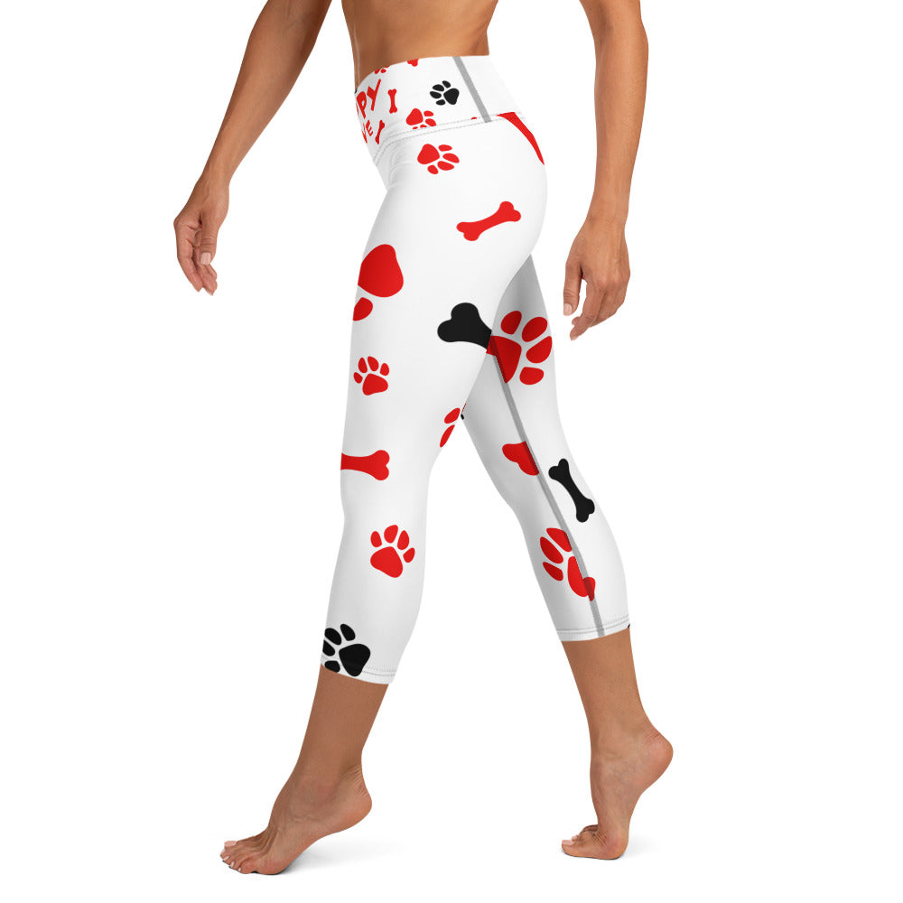 PUPPY LOVE Yoga Capri Leggings