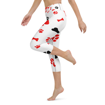 PUPPY LOVE Yoga Capri Leggings