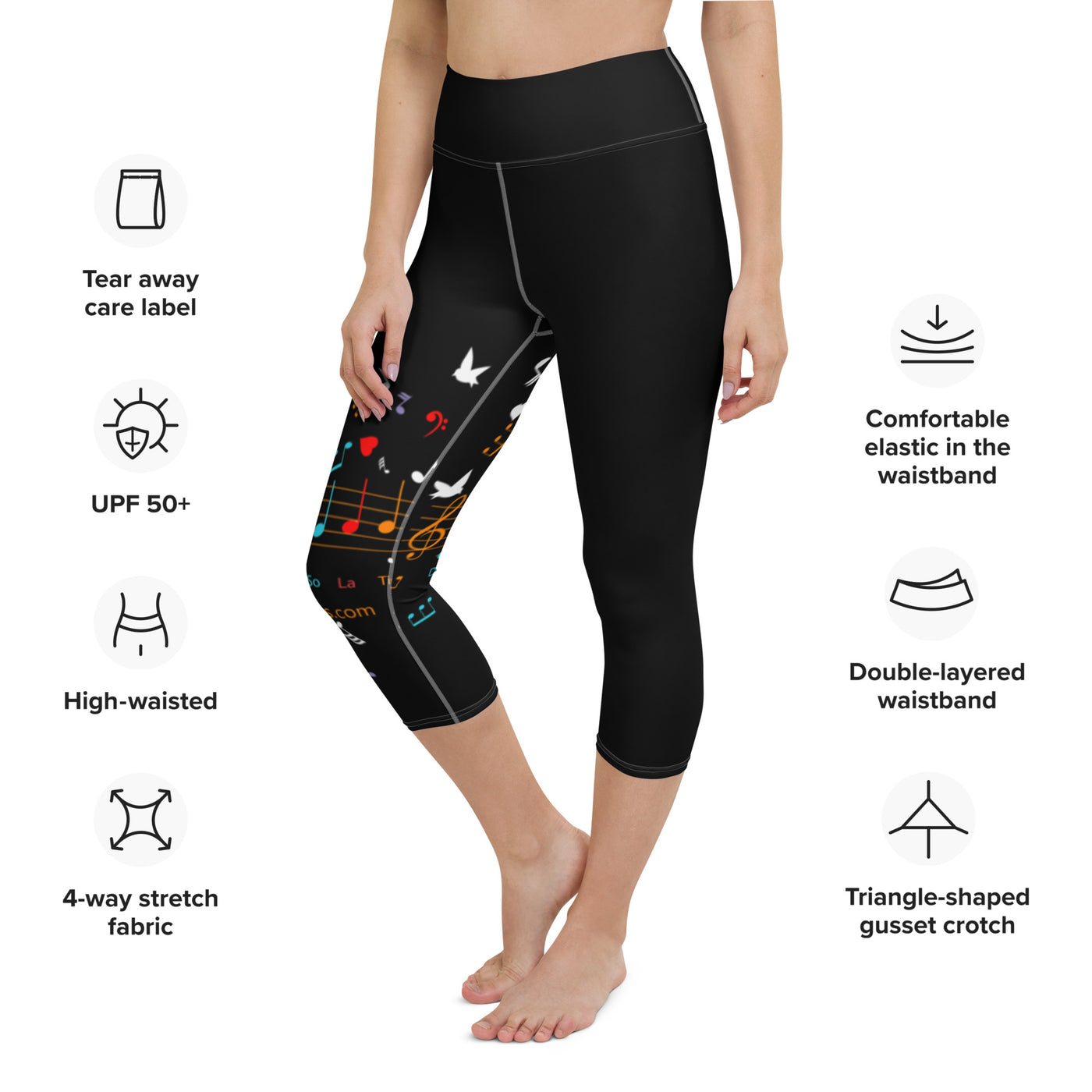 DO RE MI Yoga Capri Leggings