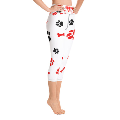 PUPPY LOVE Yoga Capri Leggings