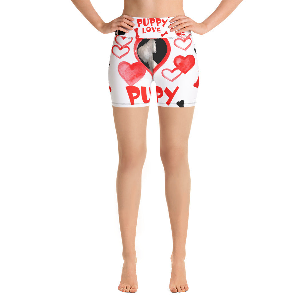 PUPPY LOVE Yoga Shorts