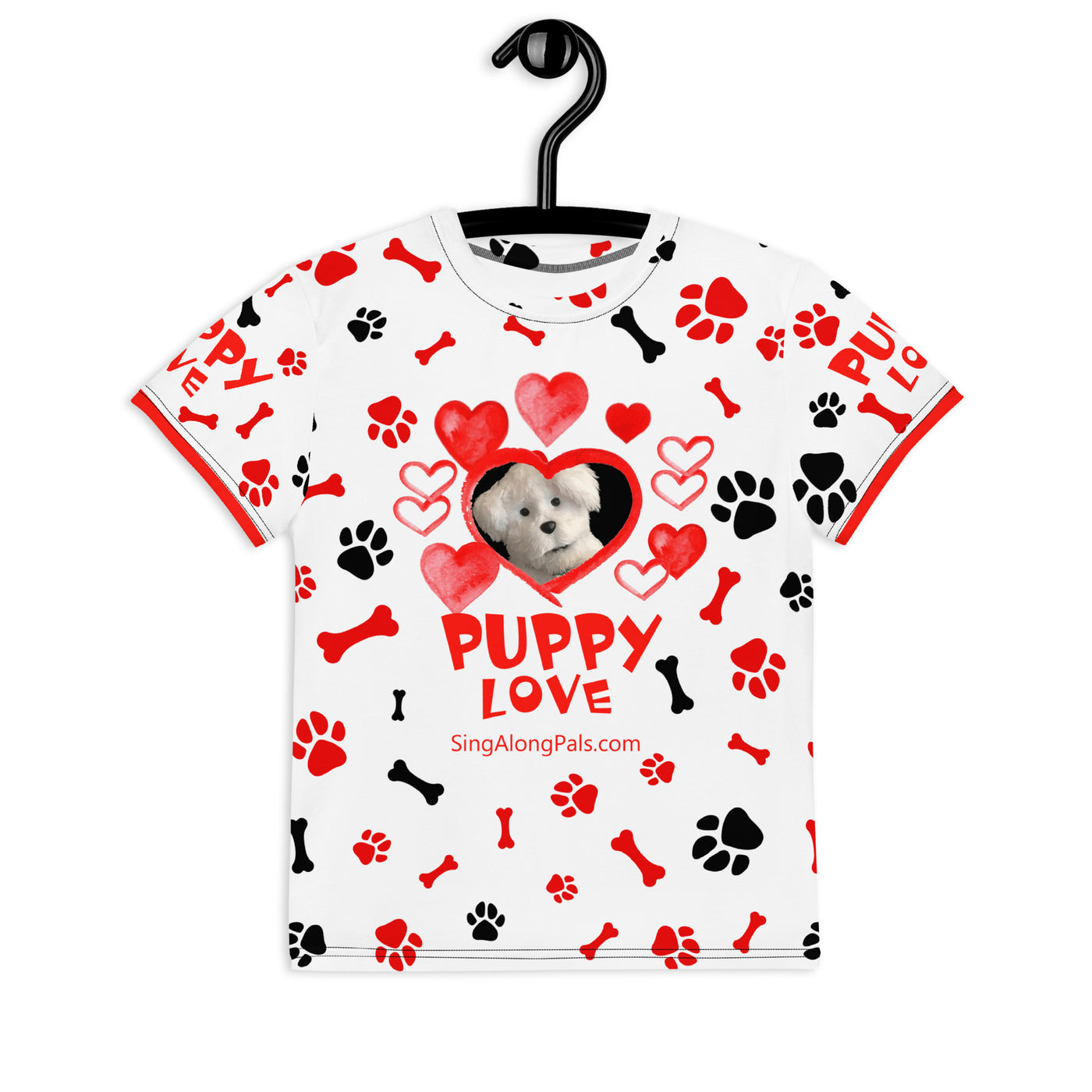 PUPPY LOVE Youth crew neck t-shirt - SingAlong Pals