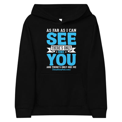 AS FAR AS I CAN SEE Kids fleece hoodie - SingAlong Pals