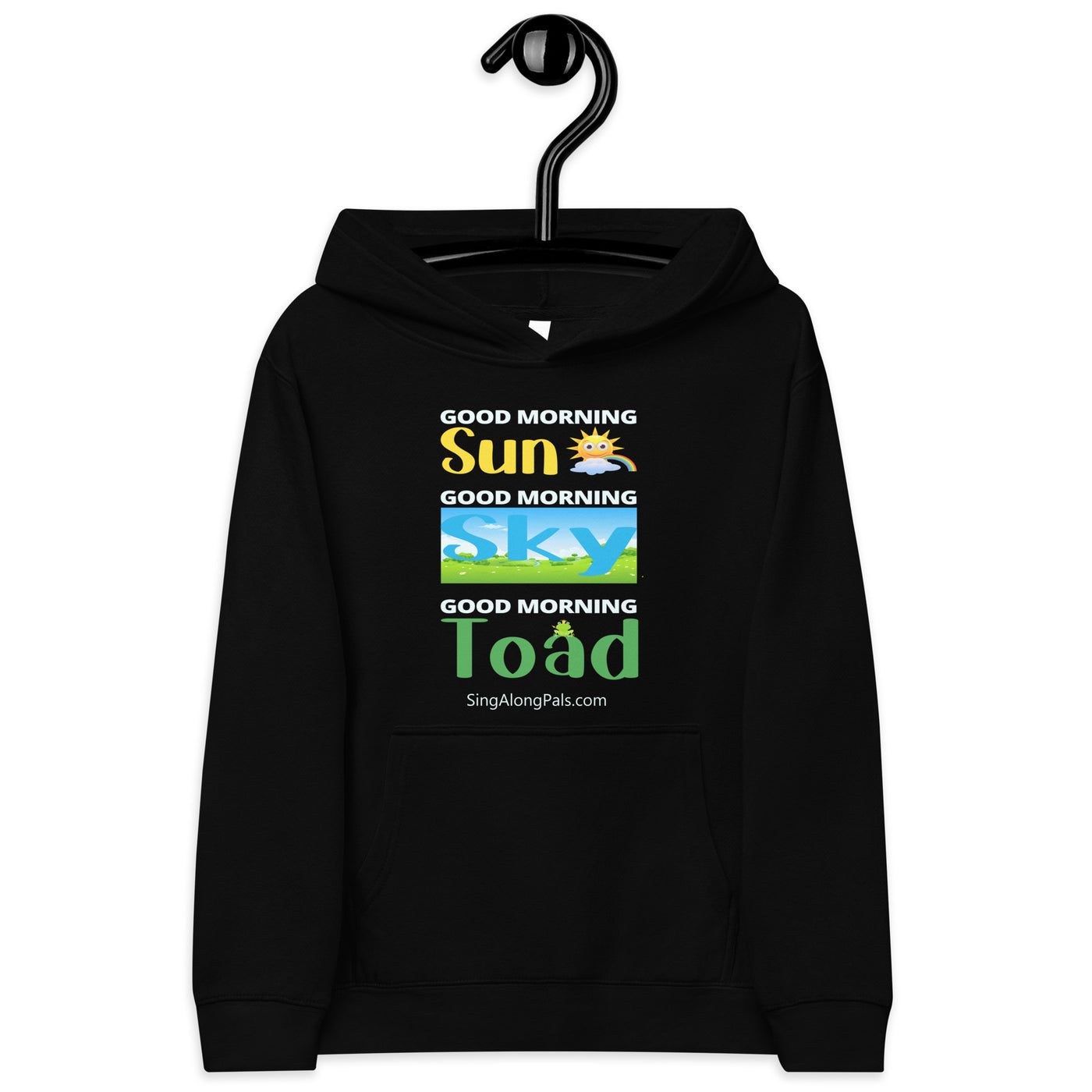 SUN, SKY TOAD Kids fleece hoodie - SingAlong Pals