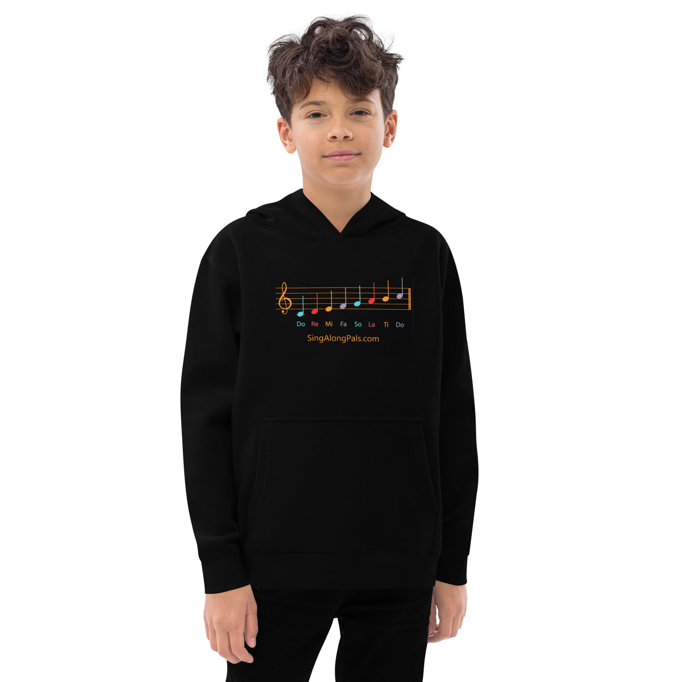 DO RA MI Kids fleece hoodie - SingAlong Pals