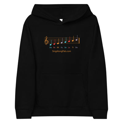 DO RA MI Kids fleece hoodie - SingAlong Pals