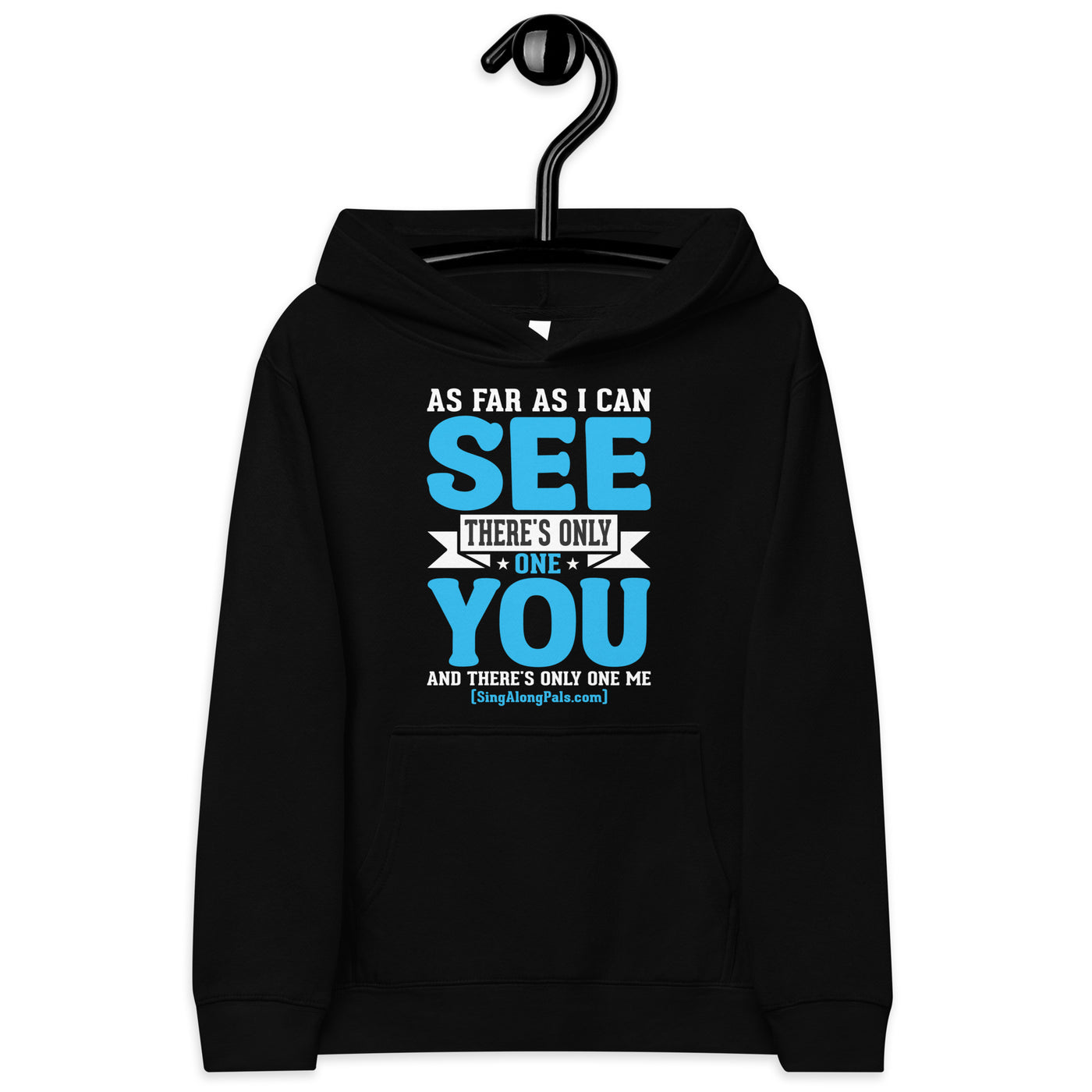 AS FAR AS I CAN SEE Kids fleece hoodie - SingAlong Pals