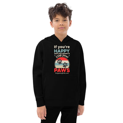 IF YOURE HAPPY Kids fleece hoodie - SingAlong Pals