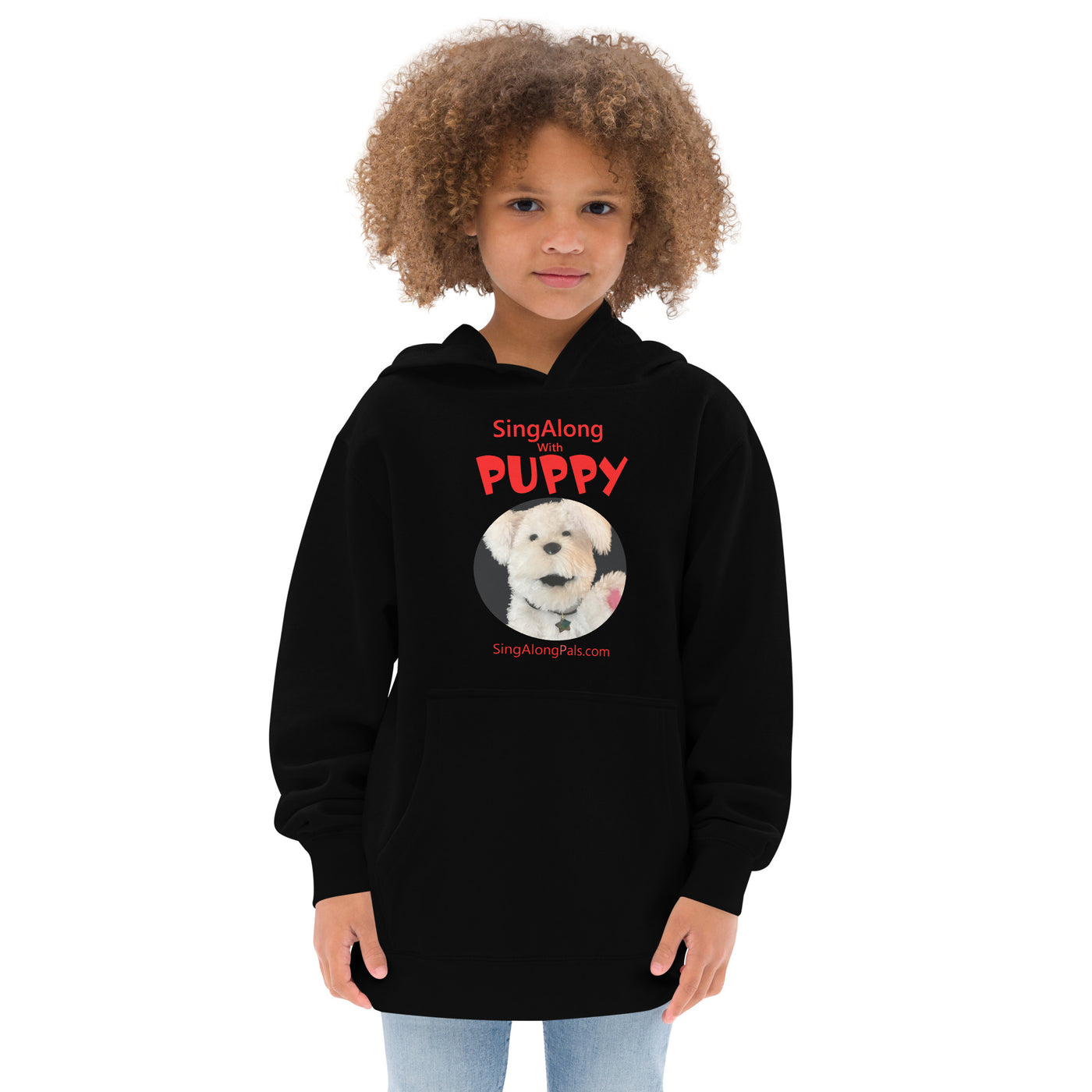 SINGALONG WITH MY PUPPY Kids fleece hoodie - SingAlong Pals