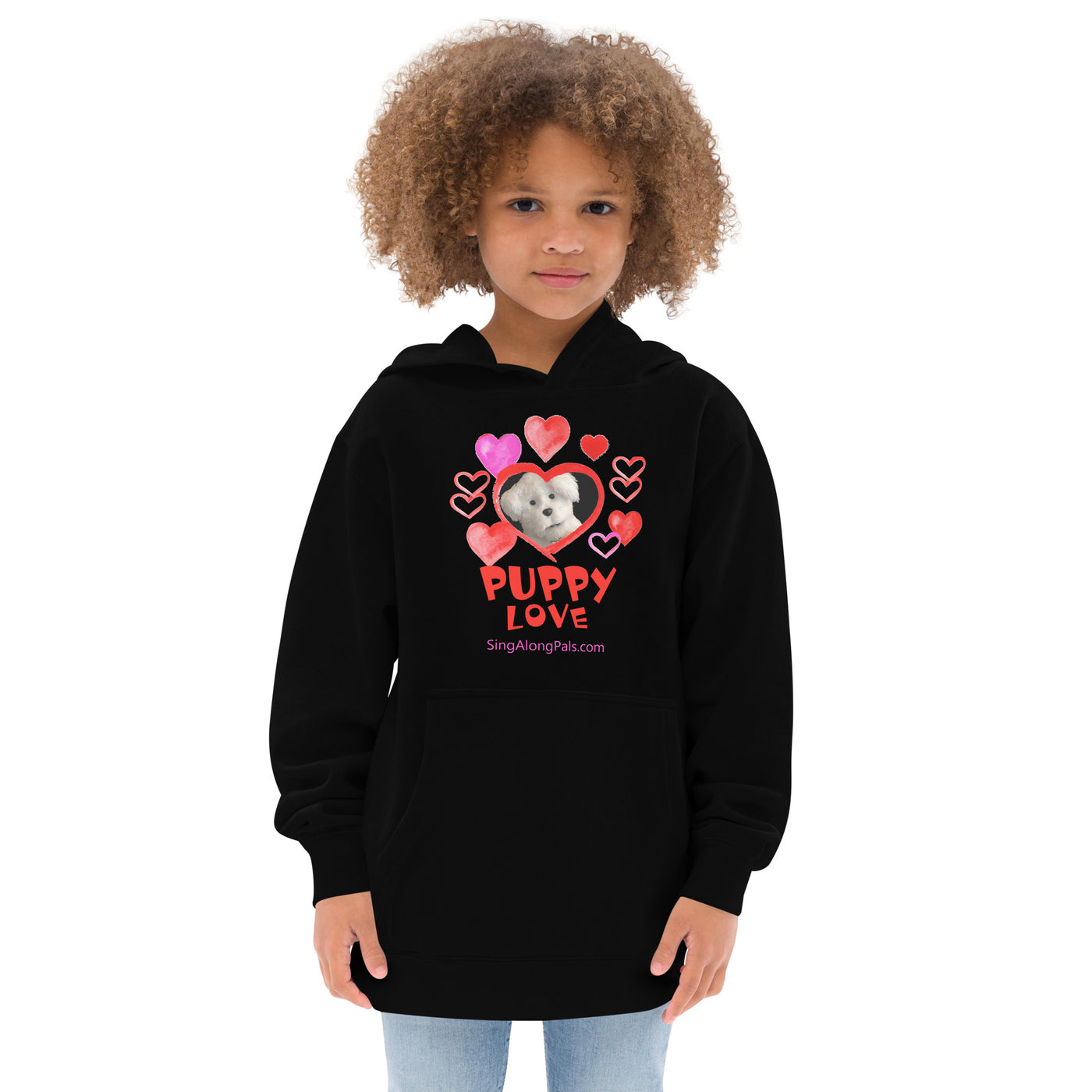 PUPPY LOVE Kids fleece hoodie - SingAlong Pals