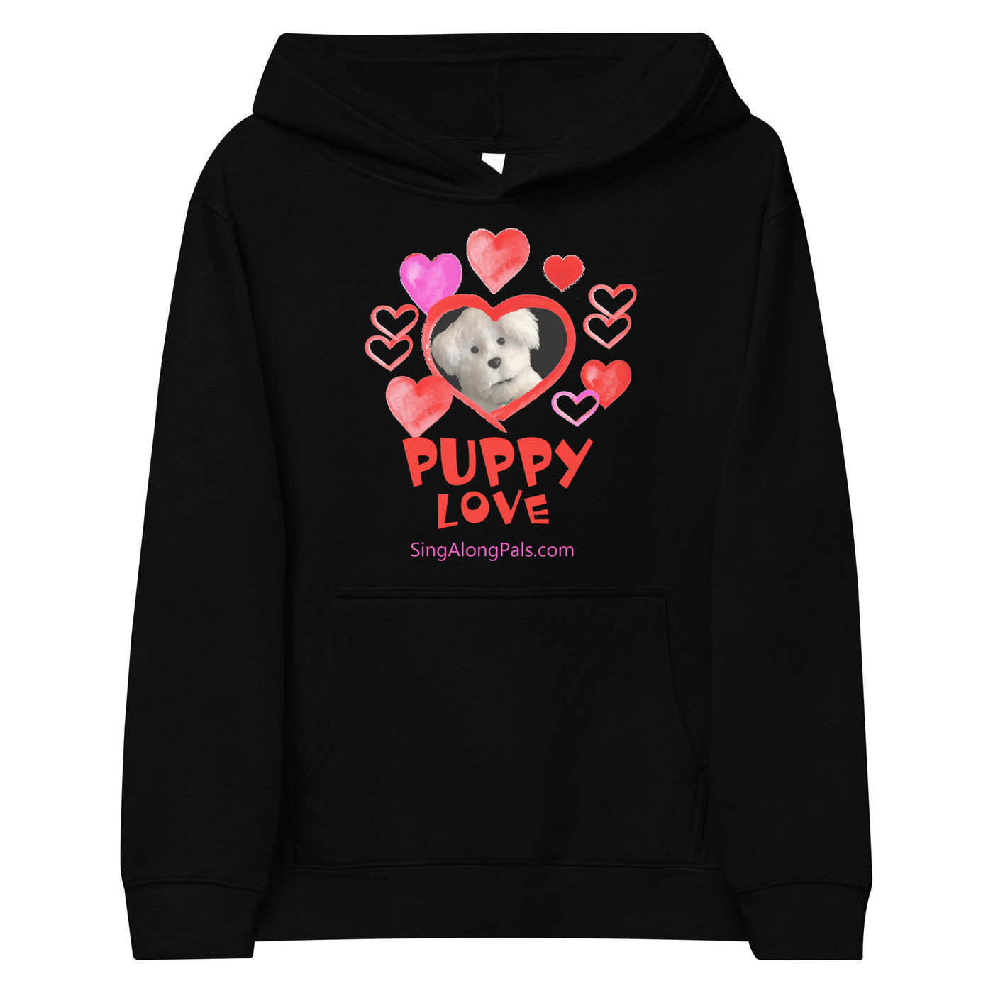 PUPPY LOVE Kids fleece hoodie - SingAlong Pals