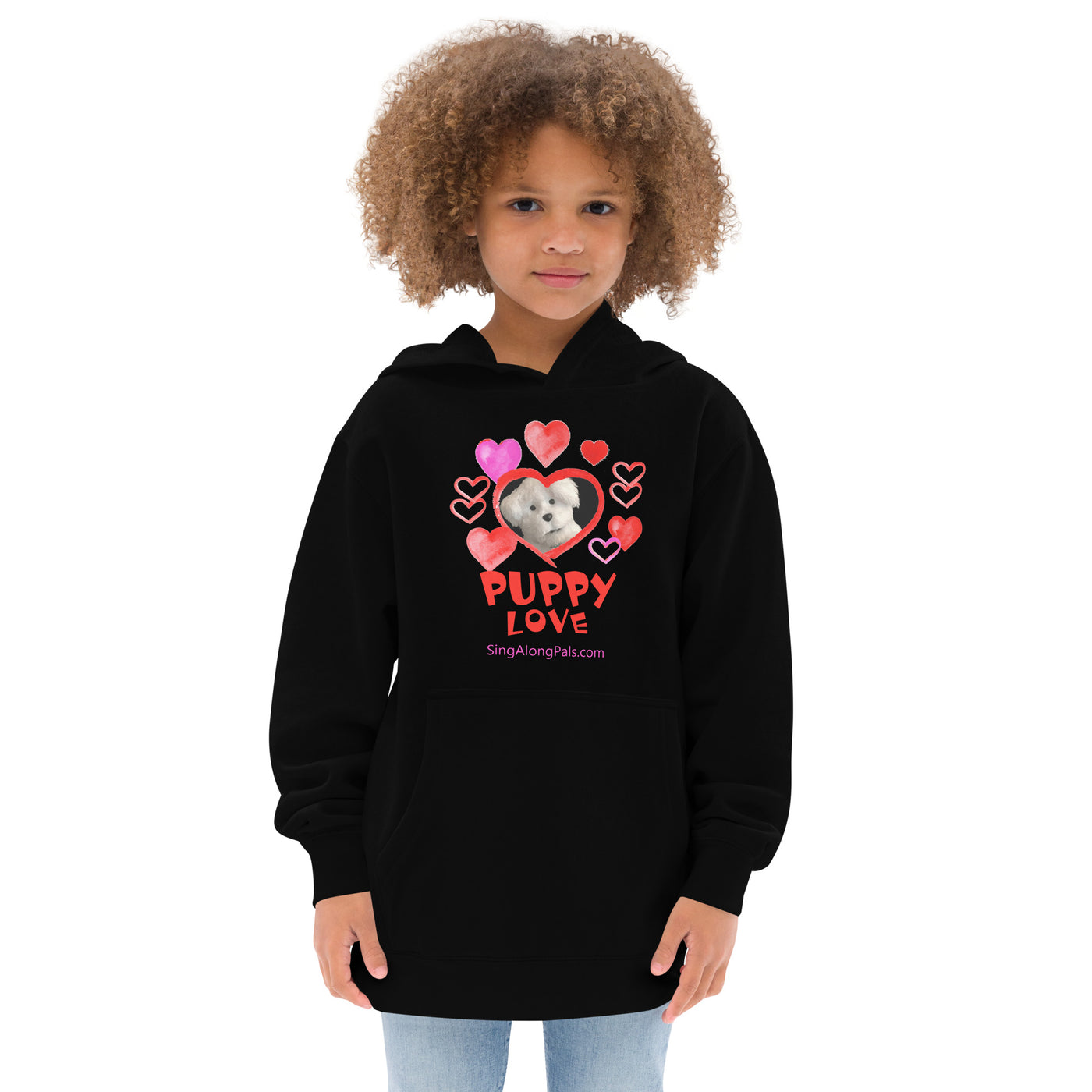 PUPPY LOVE Kids fleece hoodie - SingAlong Pals