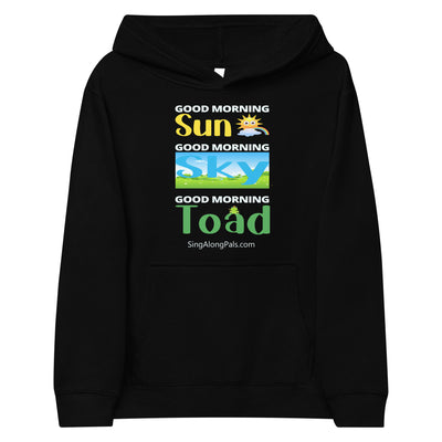 SUN SKY TOAD Kids fleece hoodie - SingAlong Pals