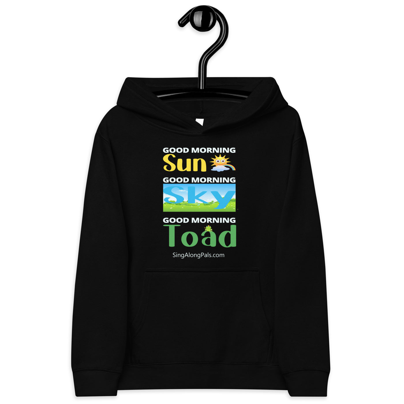 SUN SKY TOAD Kids fleece hoodie - SingAlong Pals