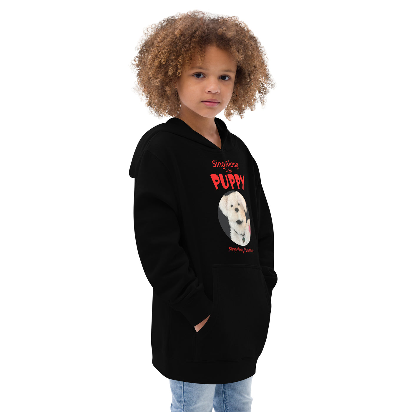 SINGALONG WITH MY PUPPY Kids fleece hoodie - SingAlong Pals