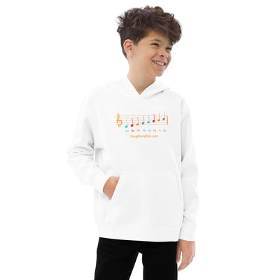 DO RA MI Kids fleece hoodie - SingAlong Pals