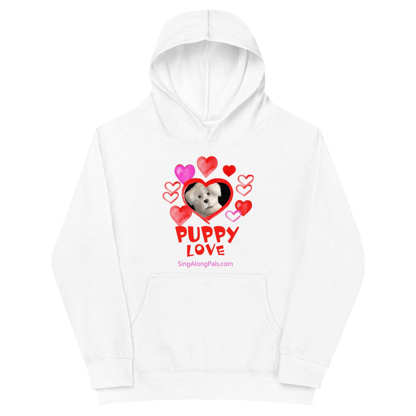 PUPPY LOVE Kids fleece hoodie - SingAlong Pals