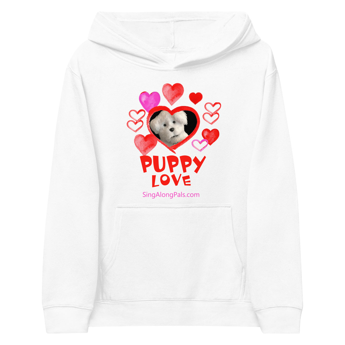 PUPPY LOVE Kids fleece hoodie - SingAlong Pals