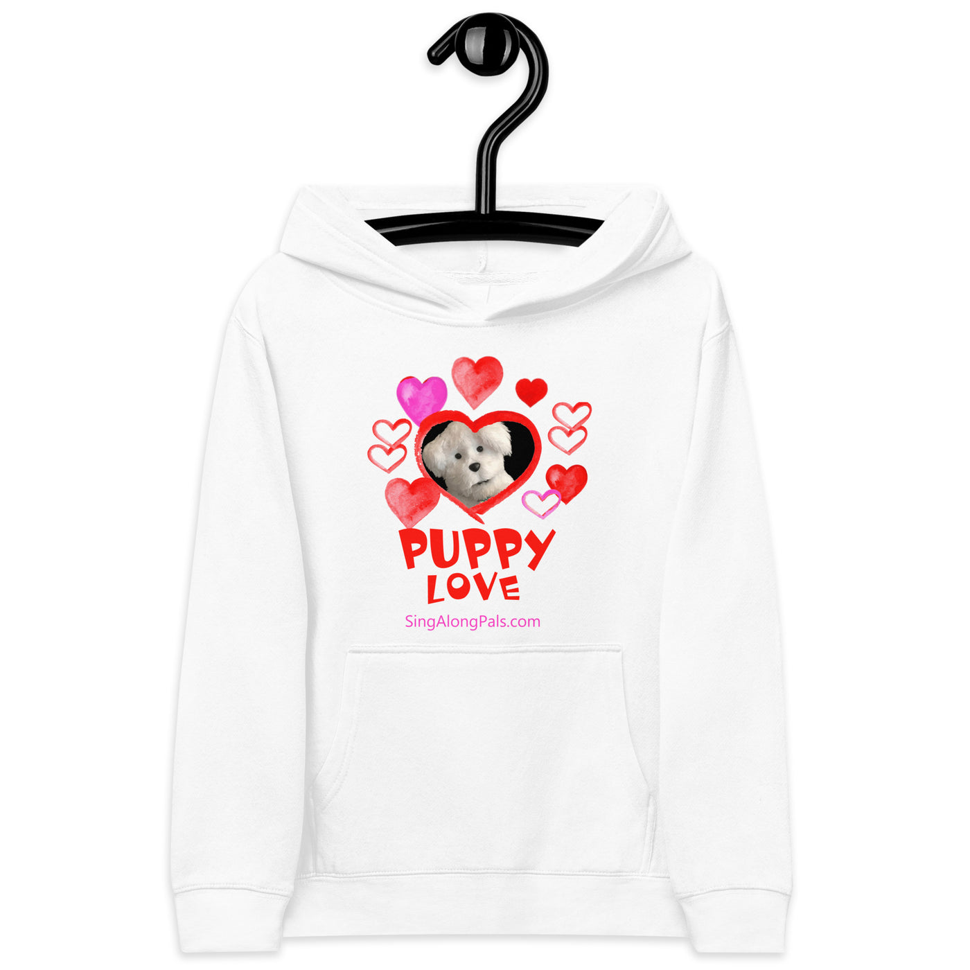 PUPPY LOVE Kids fleece hoodie - SingAlong Pals