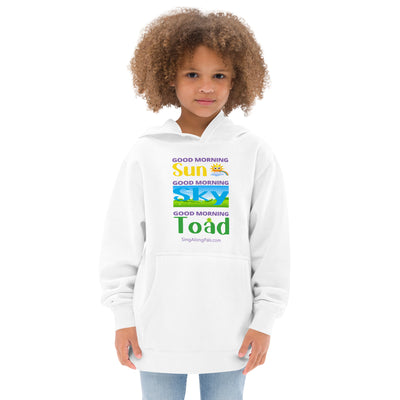 SUN, SKY TOAD Kids fleece hoodie - SingAlong Pals