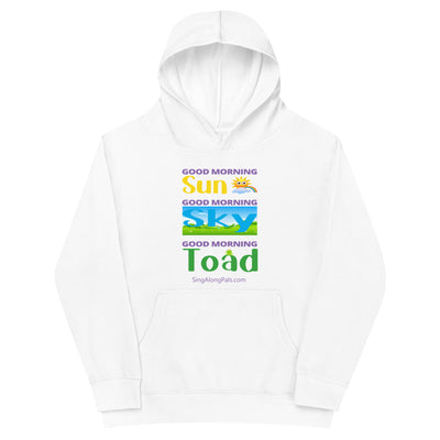 SUN, SKY TOAD Kids fleece hoodie - SingAlong Pals