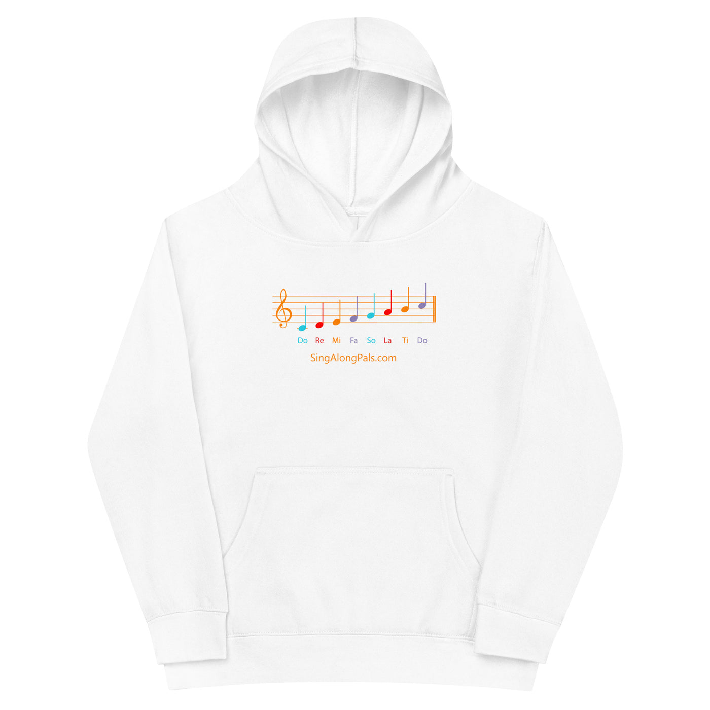 DO RA MI Kids fleece hoodie - SingAlong Pals