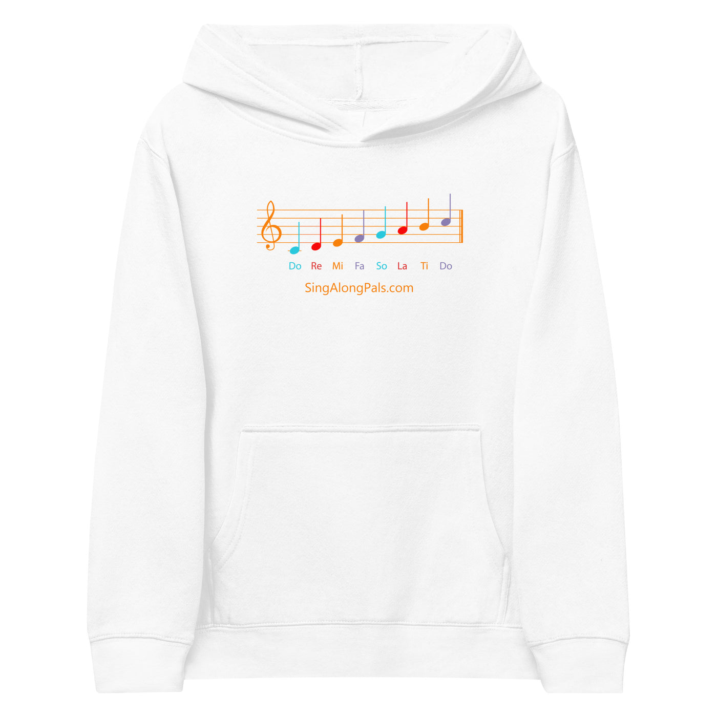 DO RA MI Kids fleece hoodie - SingAlong Pals