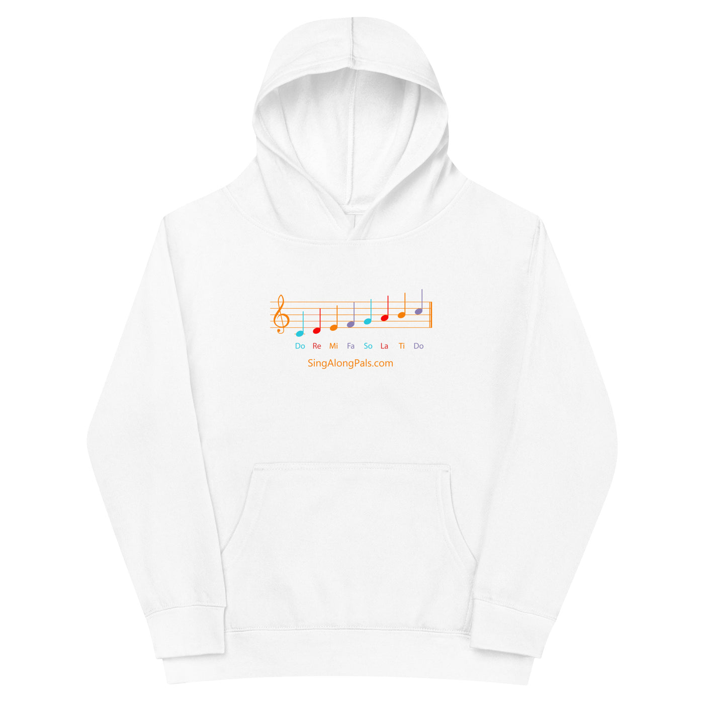 DO RA MI Kids fleece hoodie - SingAlong Pals