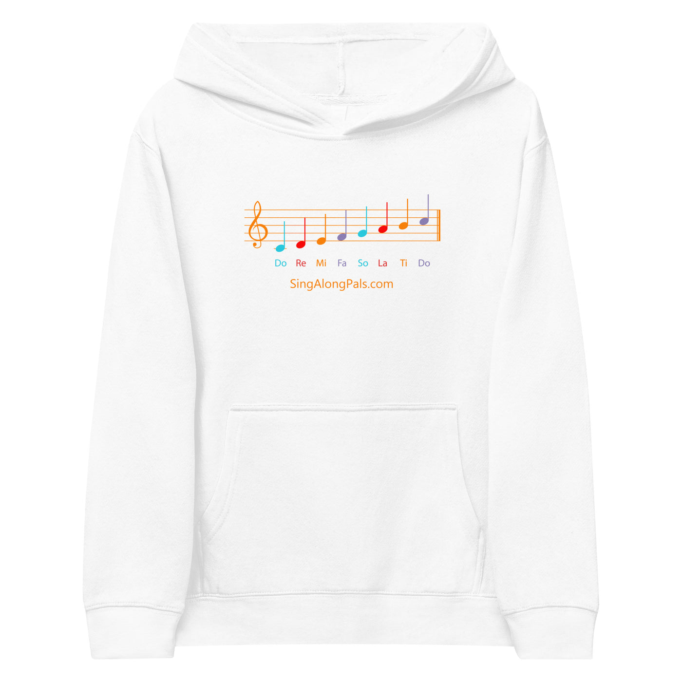 DO RA MI Kids fleece hoodie - SingAlong Pals