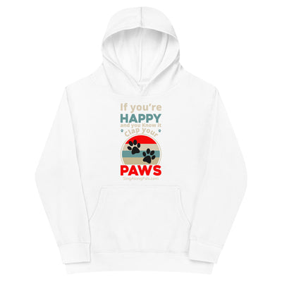 IF YOURE HAPPY Kids fleece hoodie - SingAlong Pals