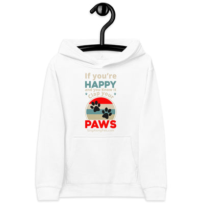 IF YOURE HAPPY Kids fleece hoodie - SingAlong Pals