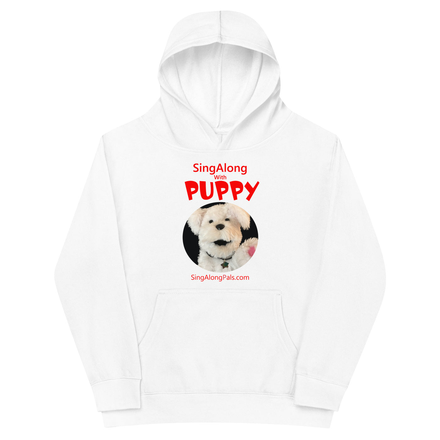 SINGALONG WITH PUPPY Kids fleece hoodie - SingAlong Pals