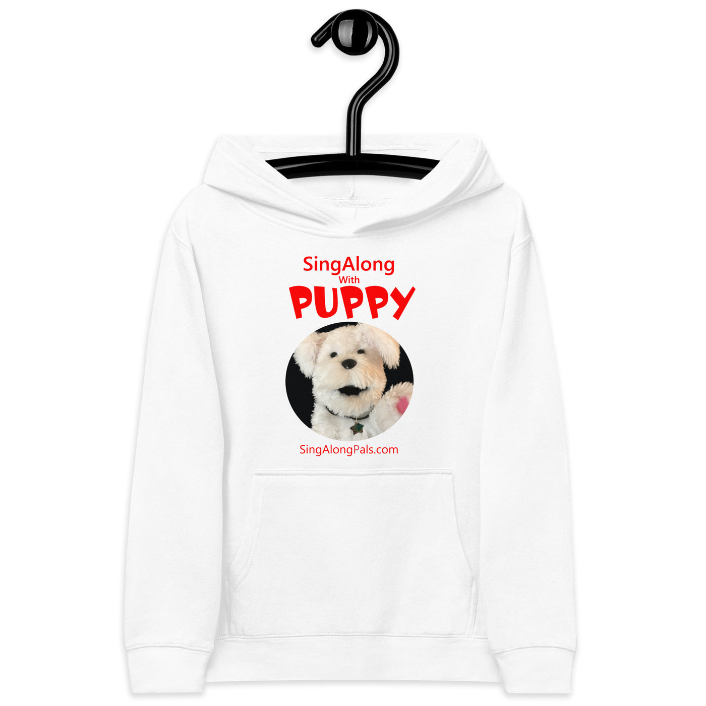 SINGALONG WITH PUPPY Kids fleece hoodie - SingAlong Pals