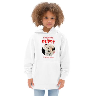 SINGALONG WITH PUPPY Kids fleece hoodie - SingAlong Pals