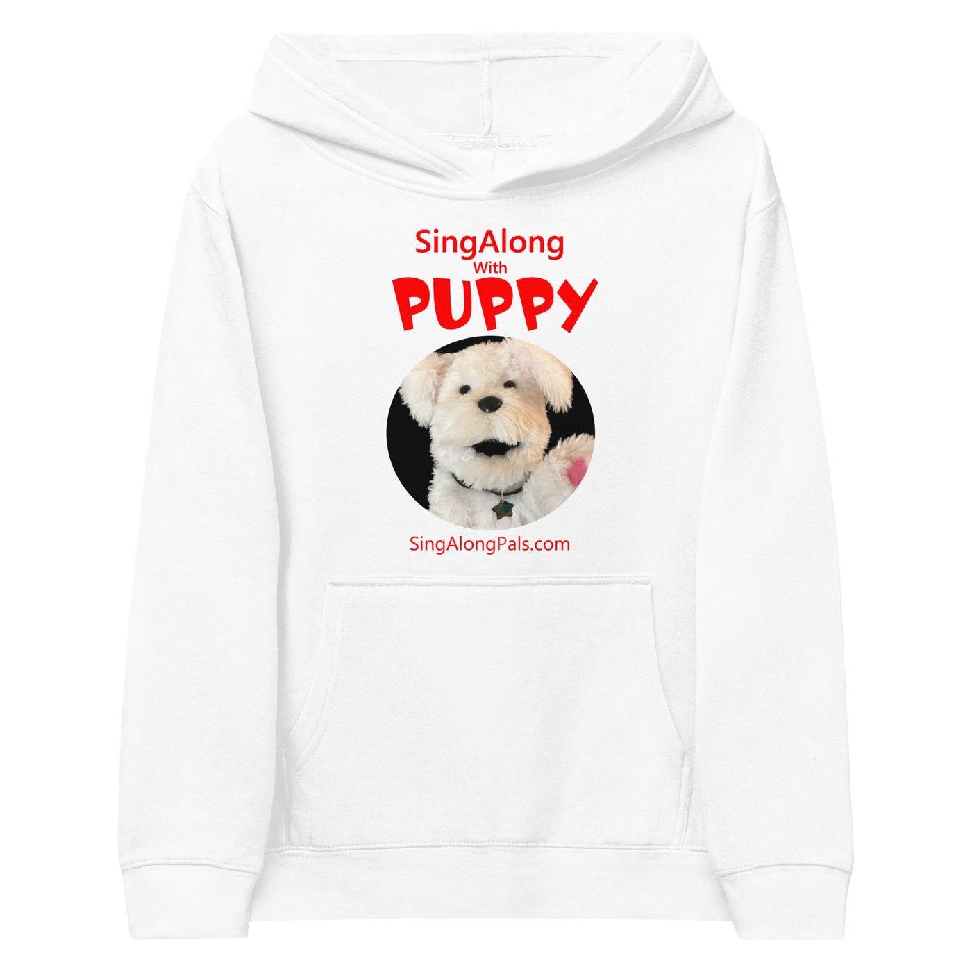 SINGALONG WITH PUPPY Kids fleece hoodie - SingAlong Pals