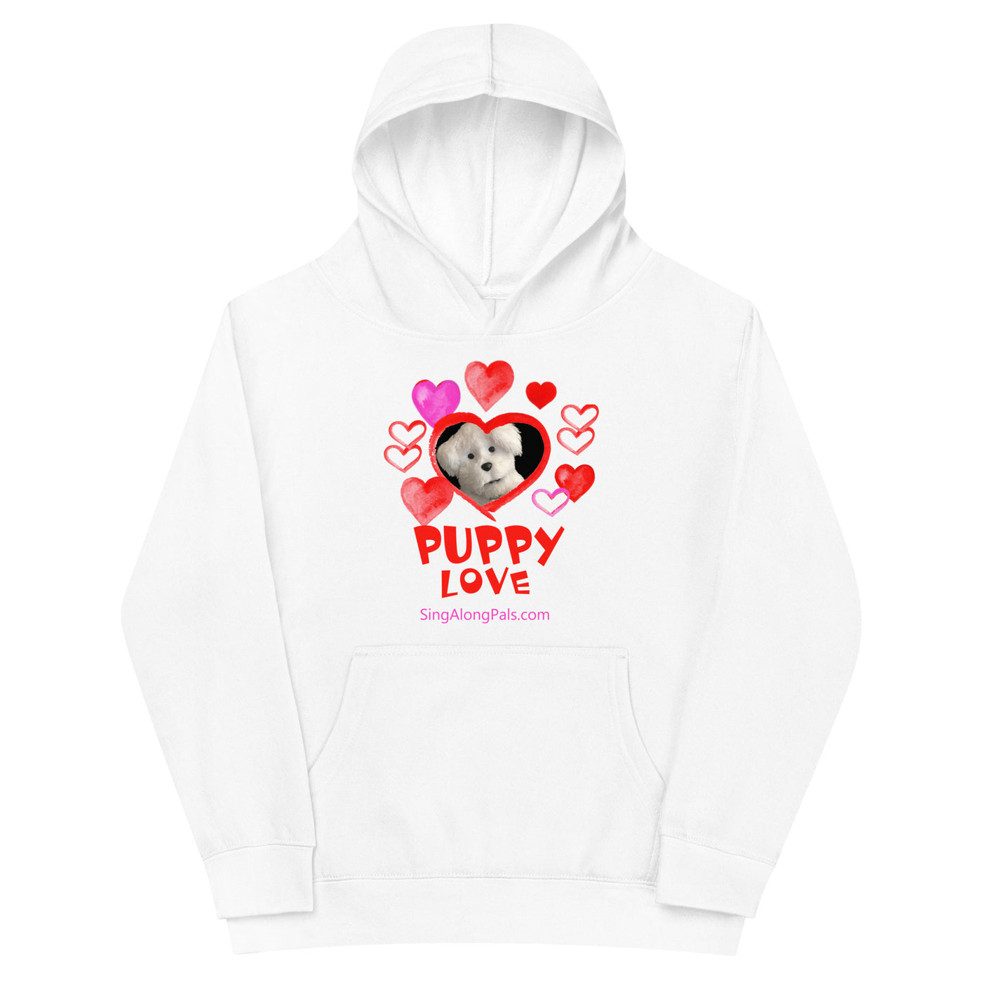 PUPPY LOVE Kids fleece hoodie - SingAlong Pals