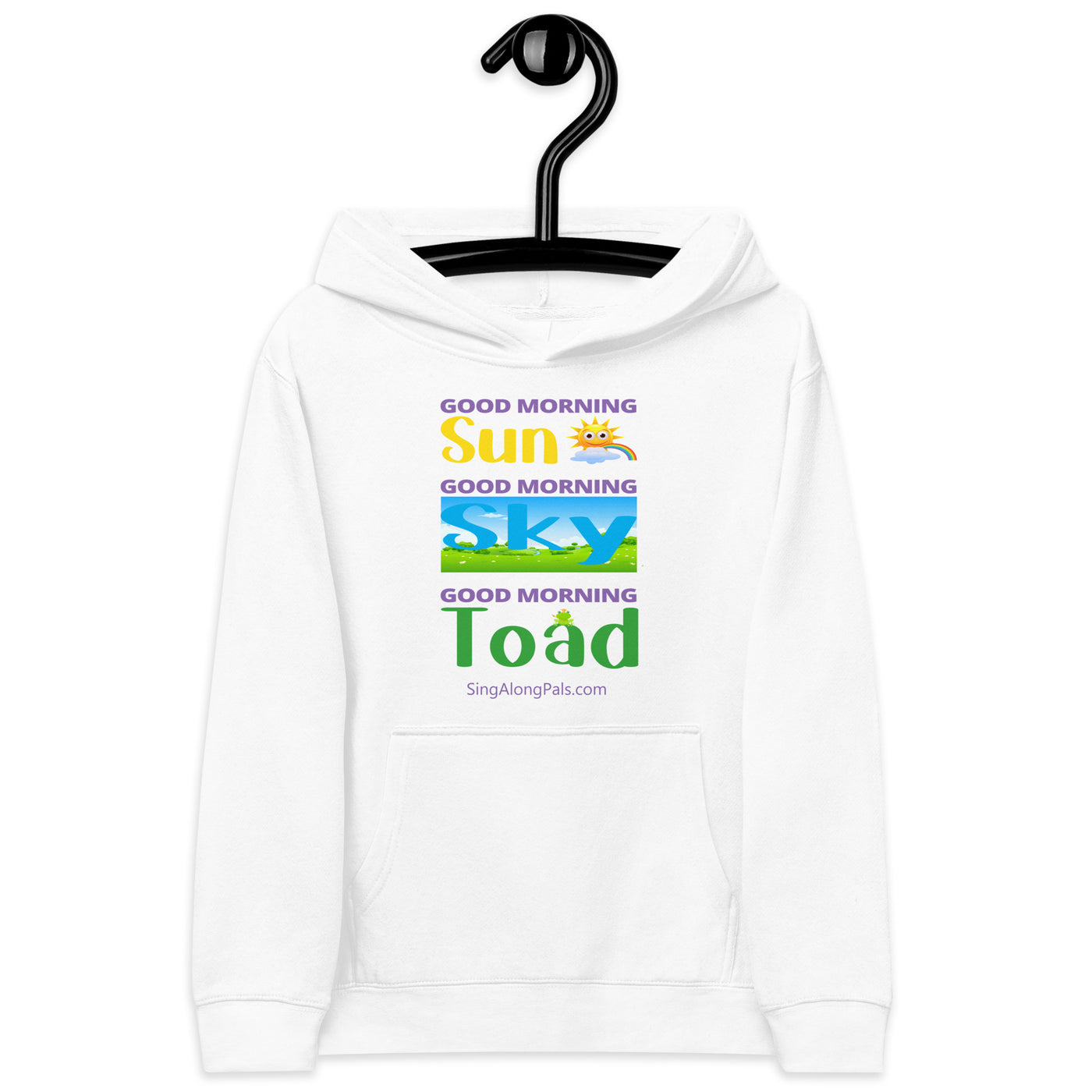 SUN SKY TOAD Kids fleece hoodie - SingAlong Pals