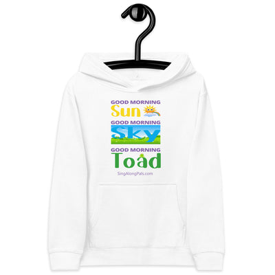 SUN SKY TOAD Kids fleece hoodie - SingAlong Pals