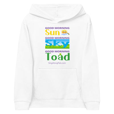 SUN SKY TOAD Kids fleece hoodie - SingAlong Pals