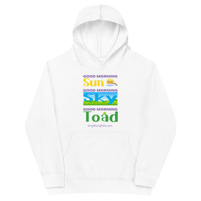 SUN SKY TOAD Kids fleece hoodie - SingAlong Pals