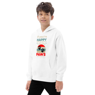 IF YOURE HAPPY Kids fleece hoodie - SingAlong Pals