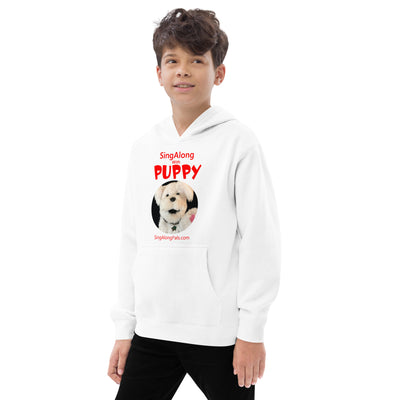 SINGALONG WITH PUPPY Kids fleece hoodie - SingAlong Pals