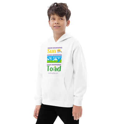 SUN SKY TOAD Kids fleece hoodie - SingAlong Pals