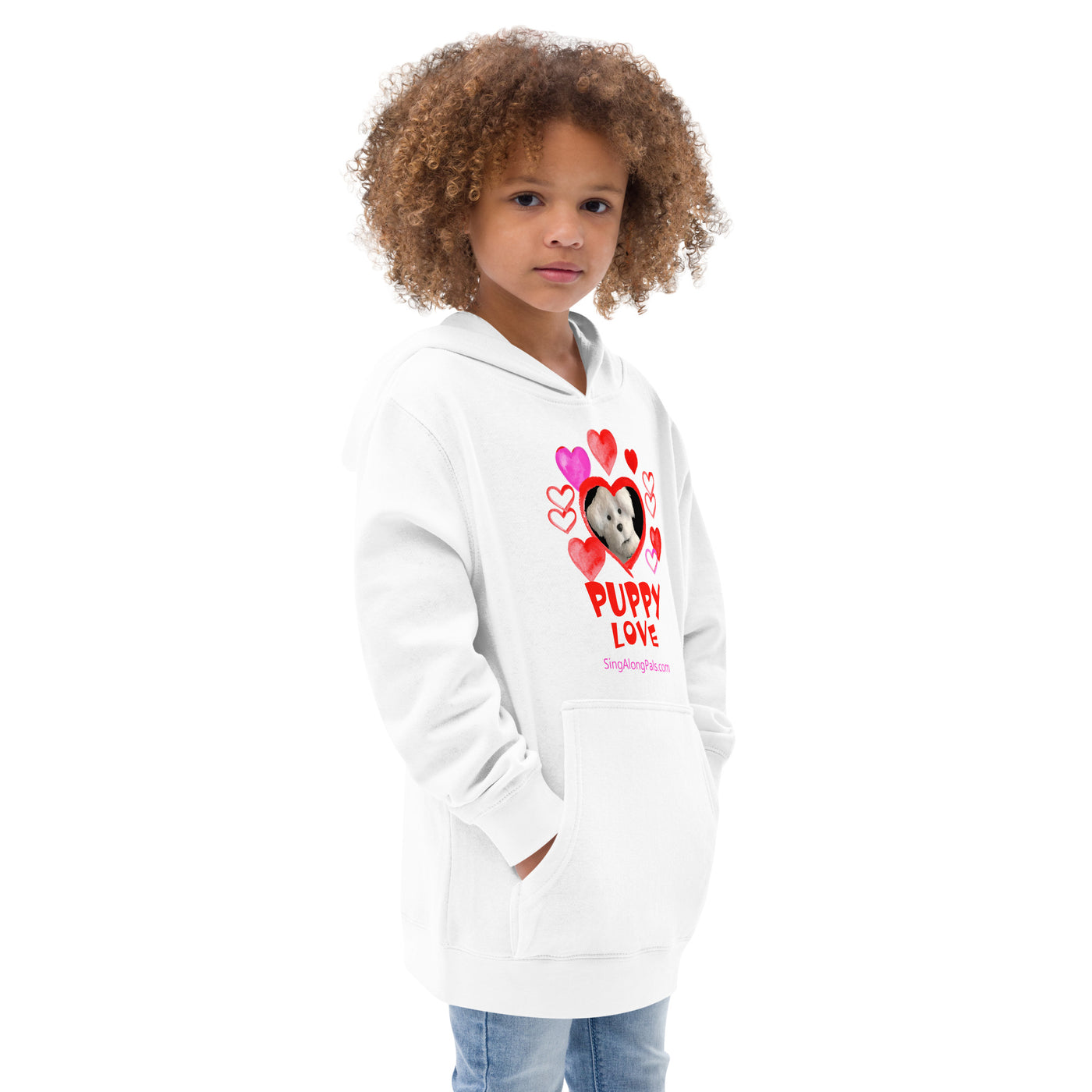 PUPPY LOVE Kids fleece hoodie - SingAlong Pals