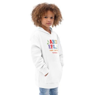 A B C D E F G Kids fleece hoodie - SingAlong Pals