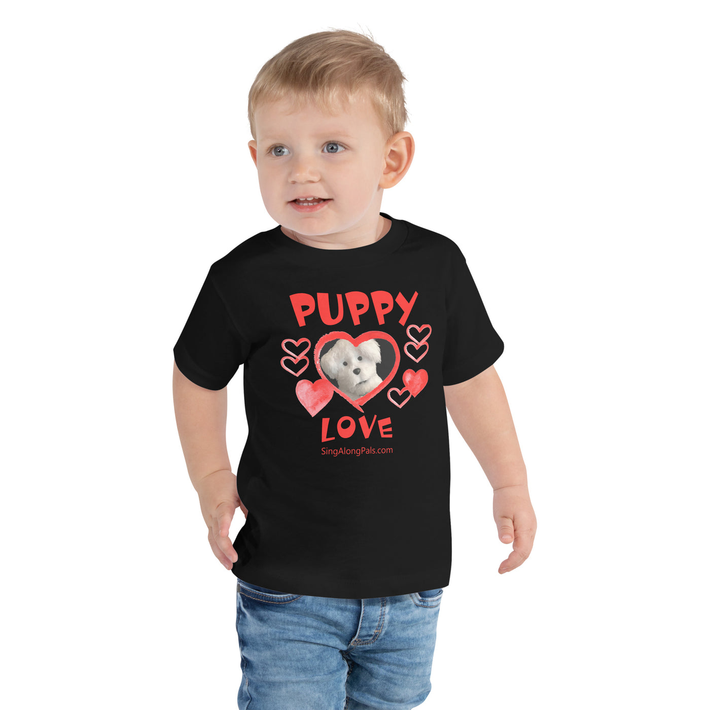 Puppy Love.. Toddler Staple Tee - Kids, New, Puppy Love - SingAlong Pals