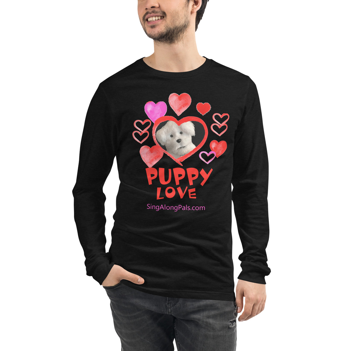 PUPPY LOVE Unisex Long Sleeve Tee - SingAlong Pals