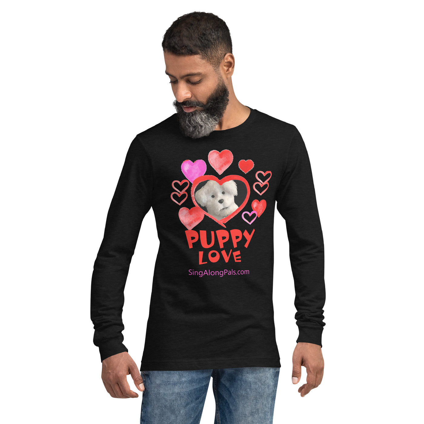 PUPPY LOVE Unisex Long Sleeve Tee - SingAlong Pals